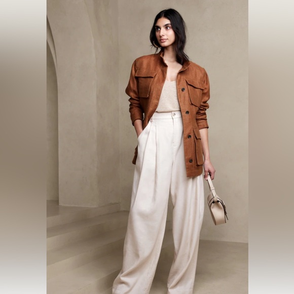 Banana Republic Arielle Linen Jacket - Picture 1 of 11